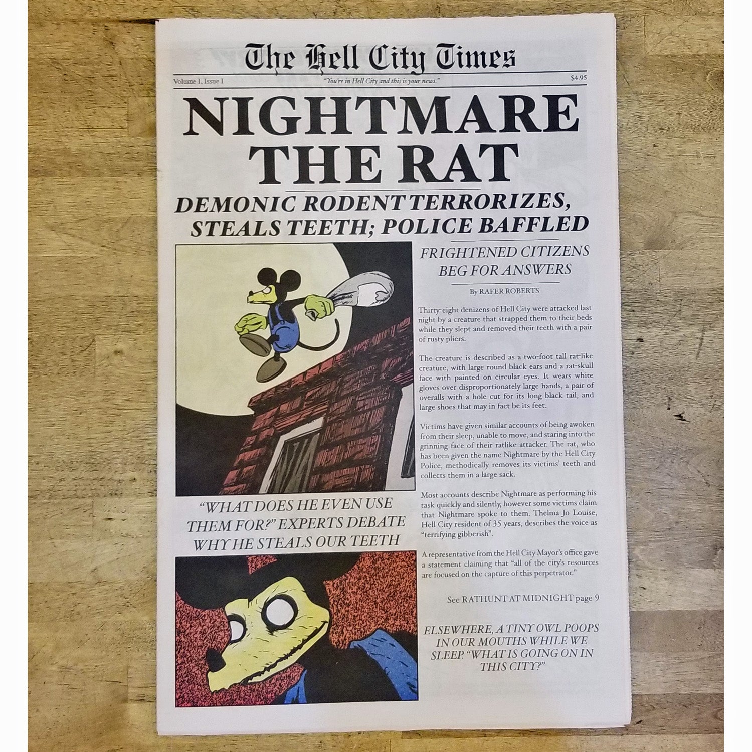 Hell City Times: Nightmare The Rat #1
