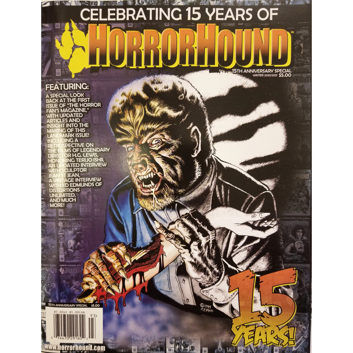 HorrorHound Magazine 15 Years Anniversary Special – Atomic Books