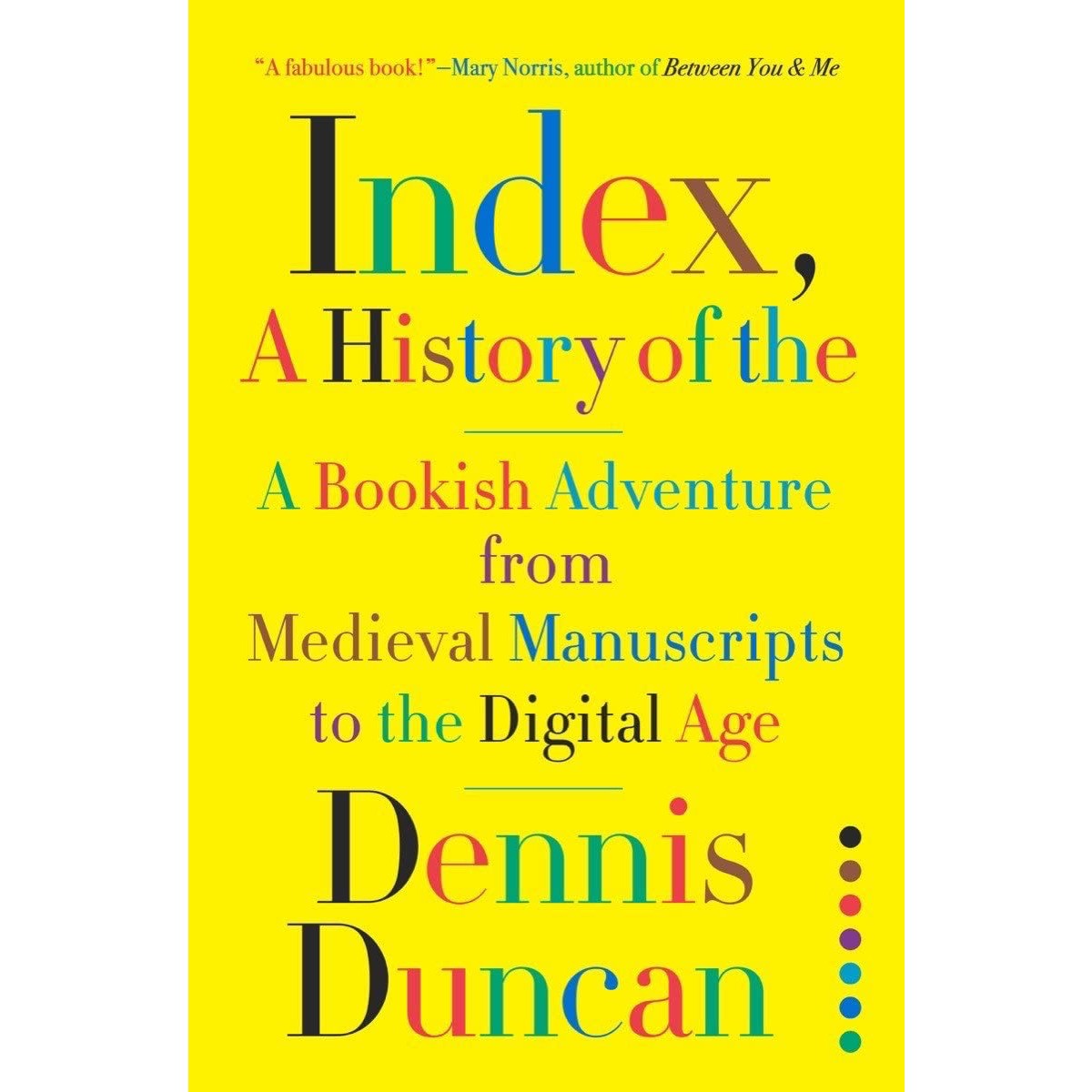 Index, A History of the