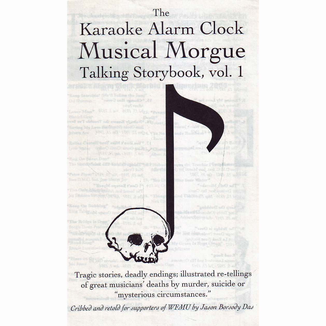 The Karaoke Alarm Clock Musical Morgue Talking Storybook Volume 1
