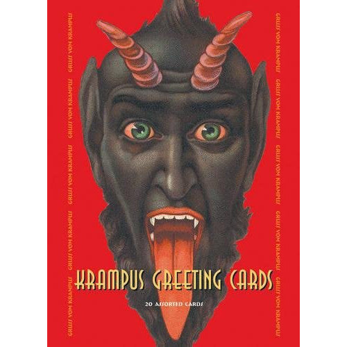 Krampus Greeting Cards: 20 Assorted Cards in Deluxe Tin