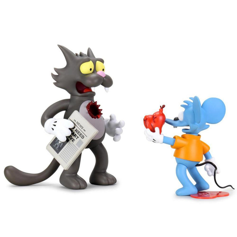 The Simpsons Itchy And Scratchy Medium Vinyl Figure Set 