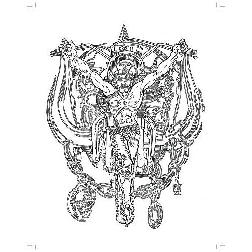 Lemmy Kilmister of Motörhead: Color the Ace of Spades