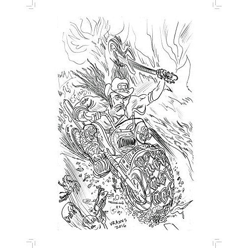 Lemmy Kilmister of Motörhead: Color the Ace of Spades