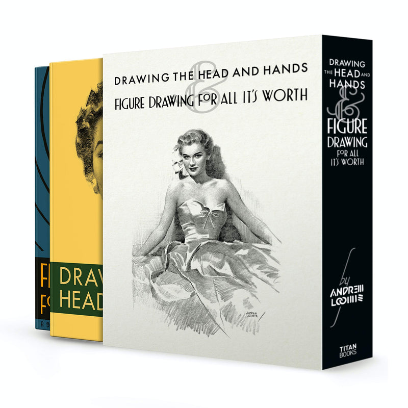 Andrew Loomis: Drawing the Head and Hands And Figure Drawing For All It's Worth Box Set