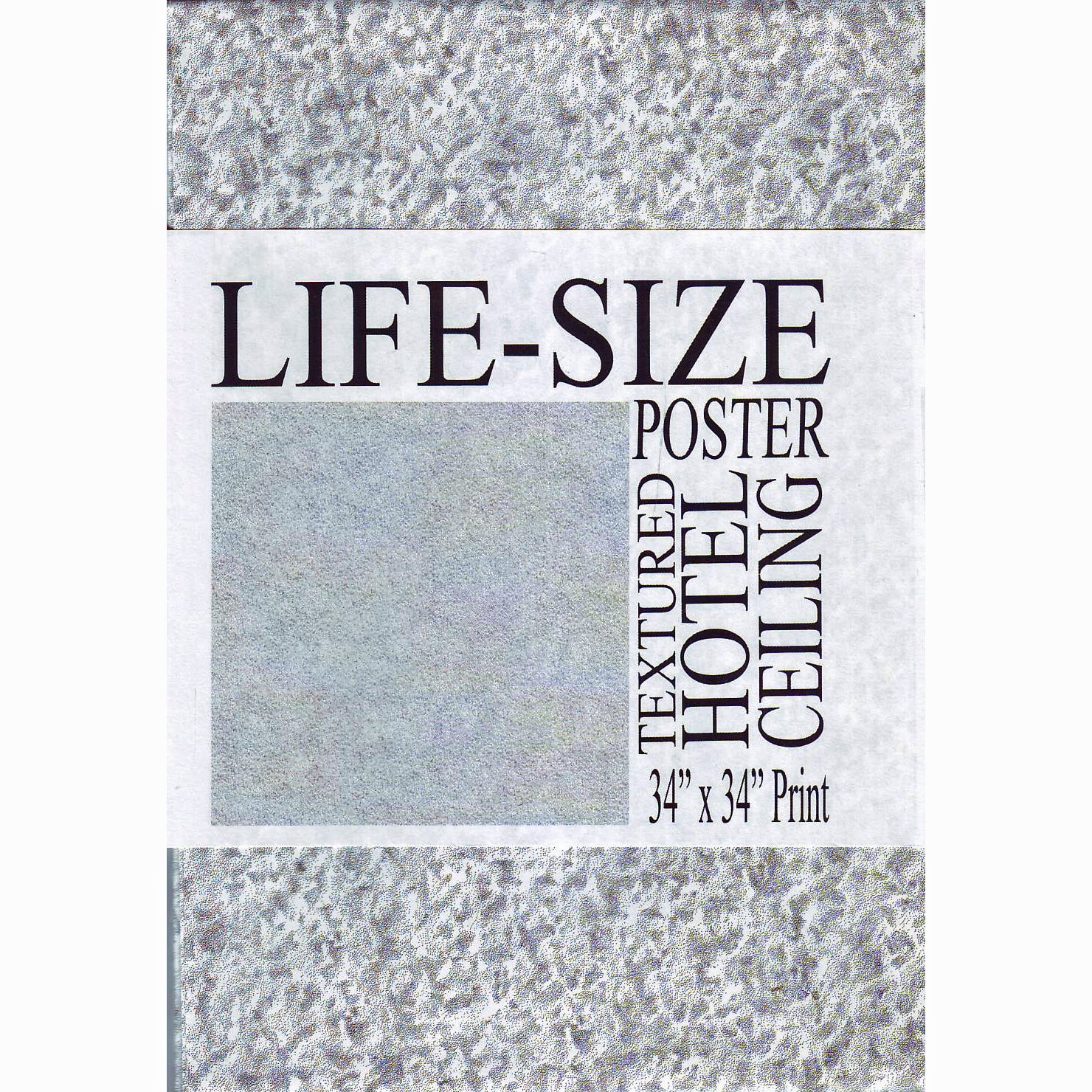 Textured Hotel Ceiling Life-Size Poster
