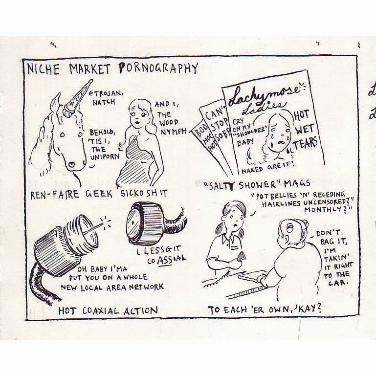 Lulu Eightball Original Art: Niche Market Pornography