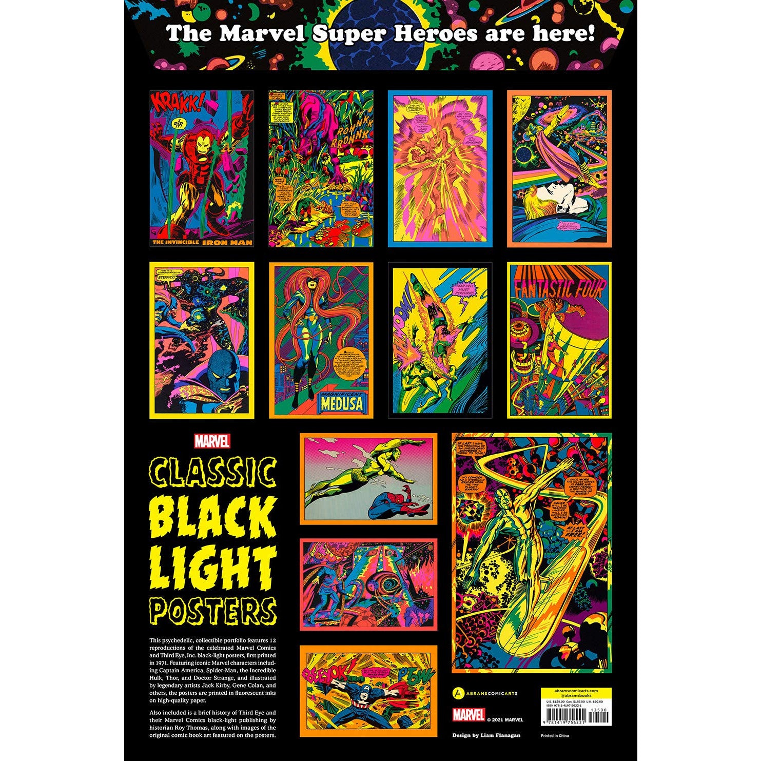 Marvel Classic Black Light Collectible Poster Portfolio – Atomic Books