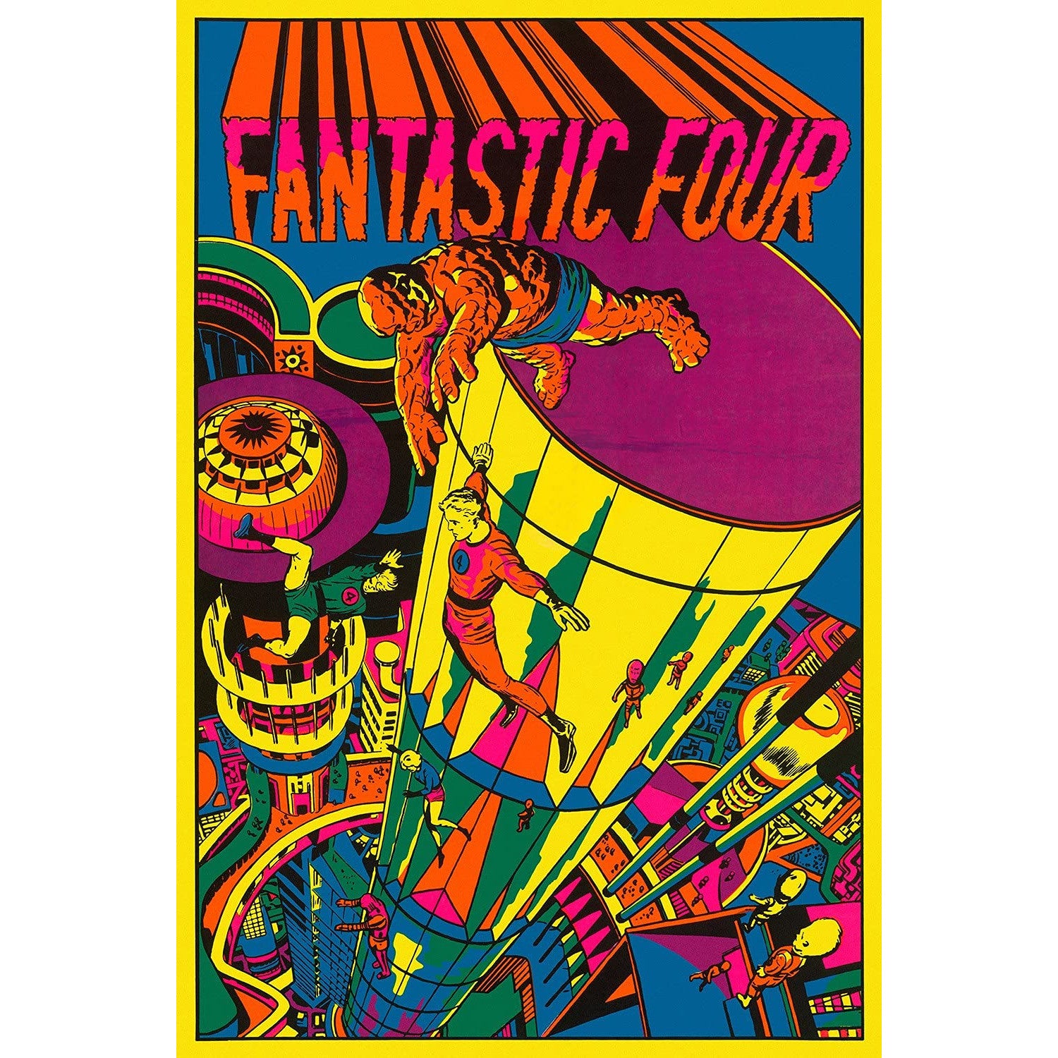 Marvel Classic Black Light Collectible Poster Portfolio 