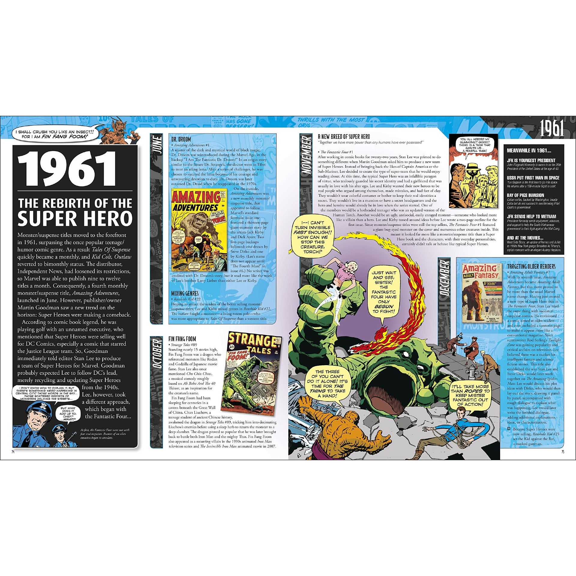アート・デザイン・音楽 MARVEL YEAR BY YEAR A VISUAL HISTORY Marvel Year By Year A Visual History New Edition: Matthew K