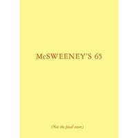 McSweeney's #65 (not actual cover)