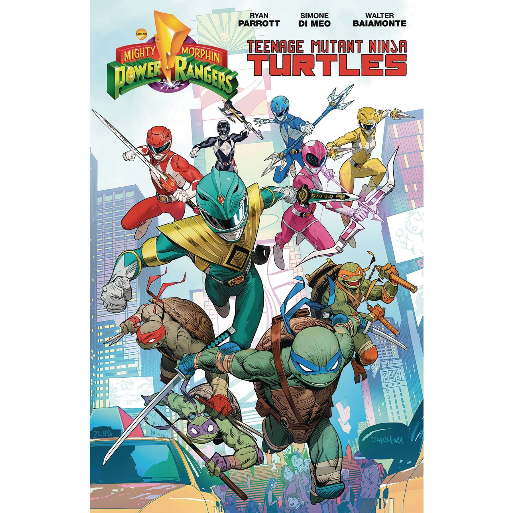 Mighty Morphin Power Rangers Teenage Mutant Ninja Turtles 