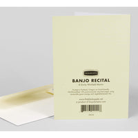 Banjo Recital Notecard