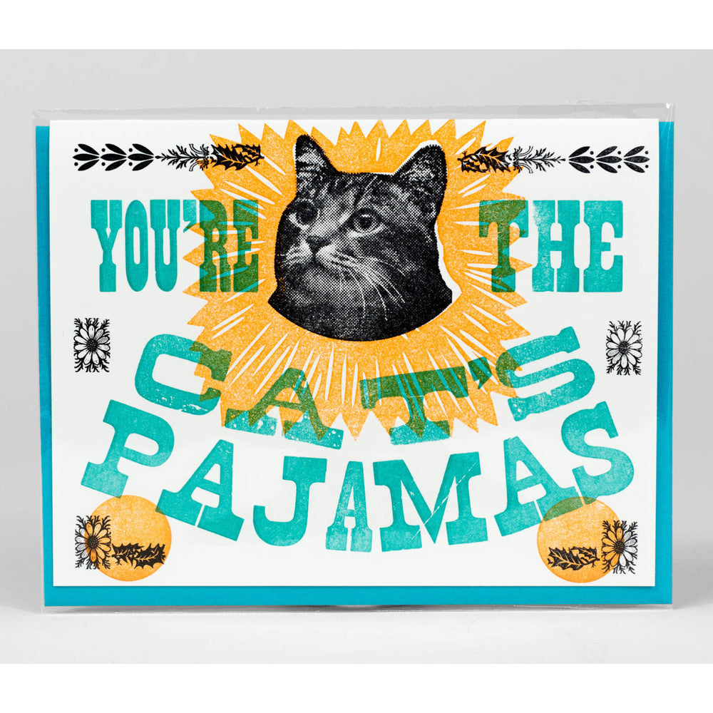 You're the Cat's Pajamas Notecard