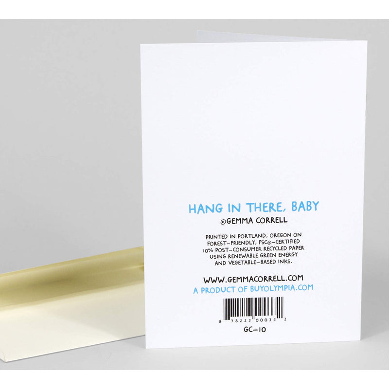 Hang In There Baby Notecard