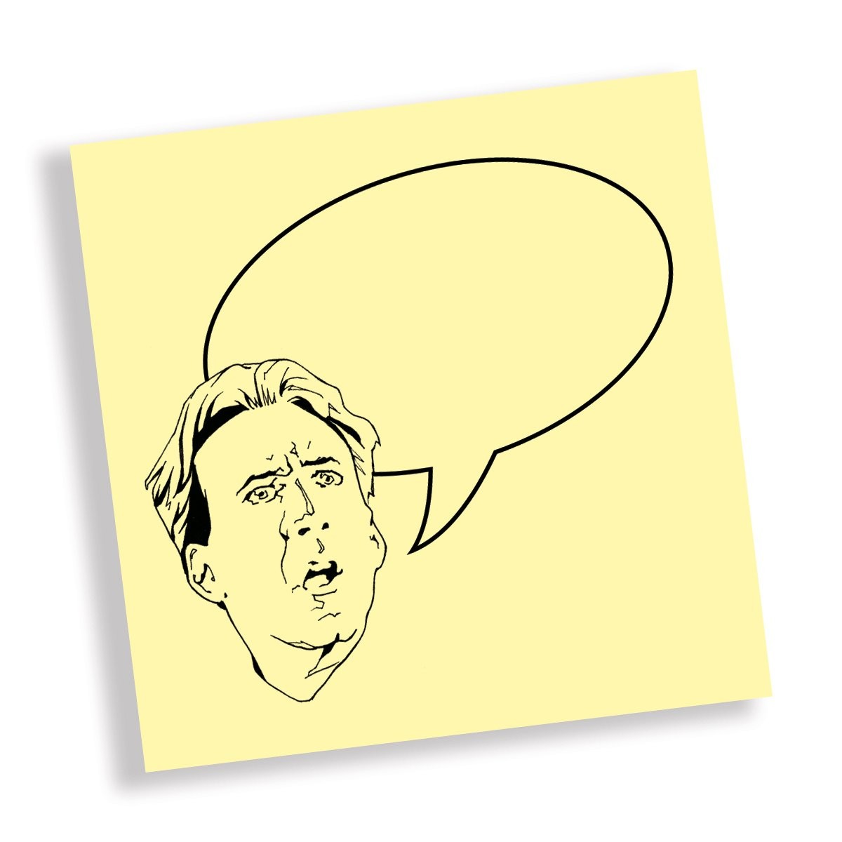 Nicolas Cage Post-It Notepad