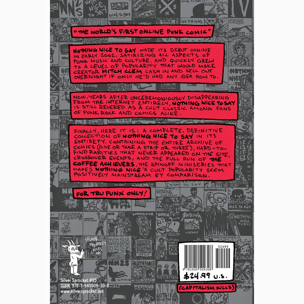 Nothing Nice To Say (back cover)