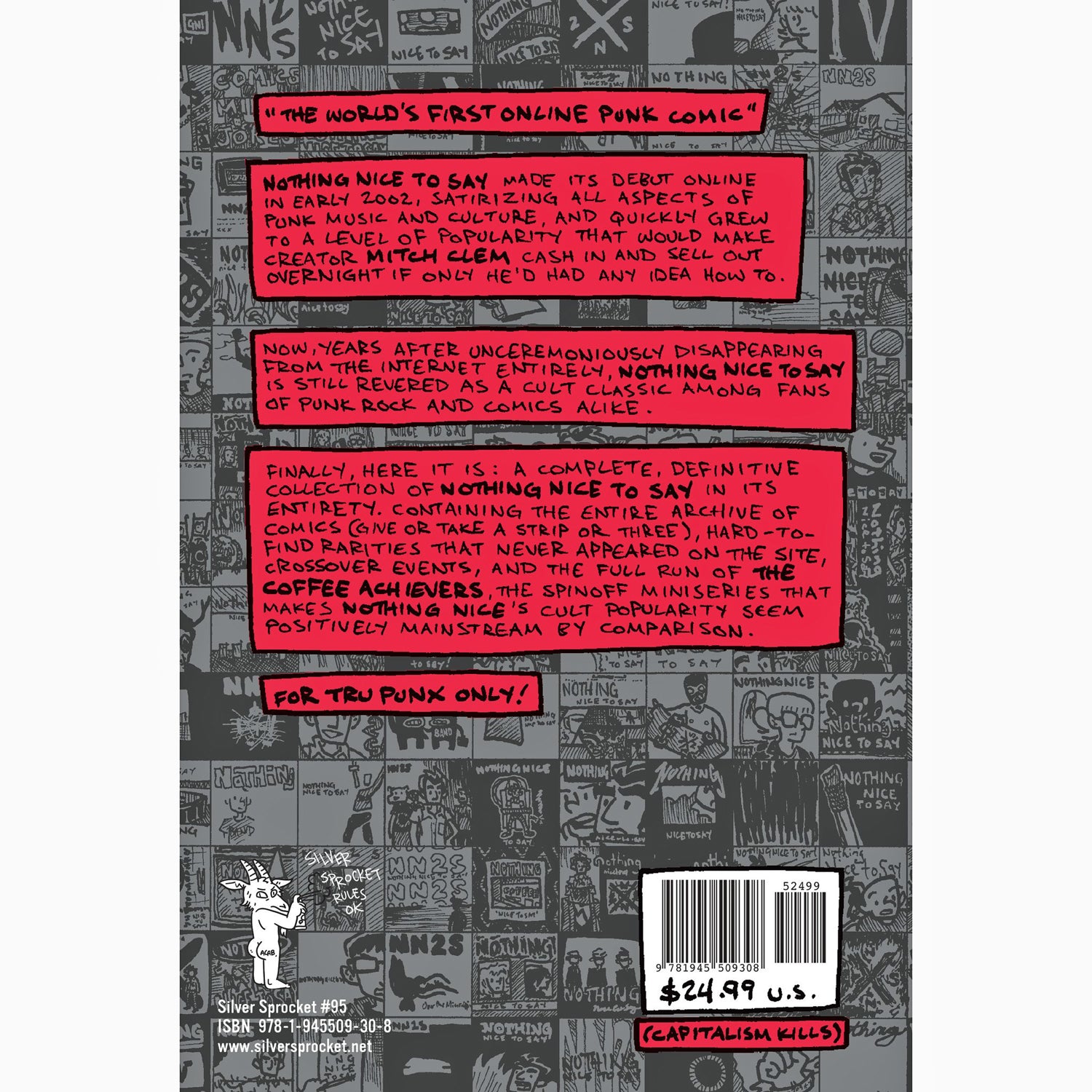 Nothing Nice To Say (back cover)