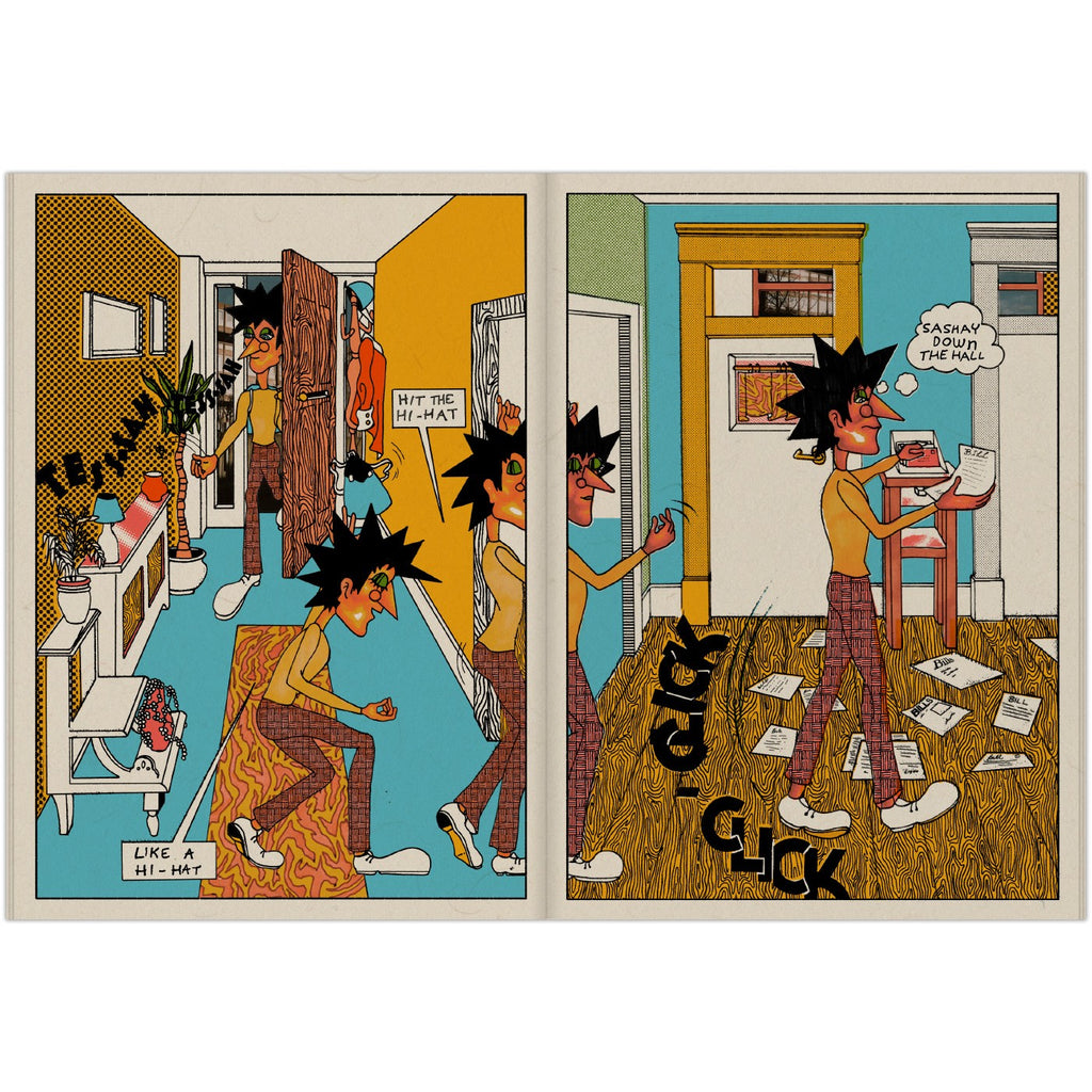 Old Dog (risograph mini-comic)