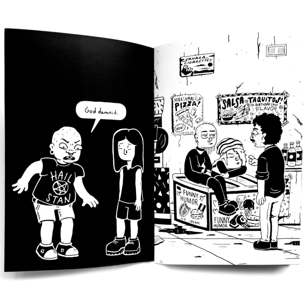 On A Hot Summer Night I Like To Eat My Favorite Cartoon Characters