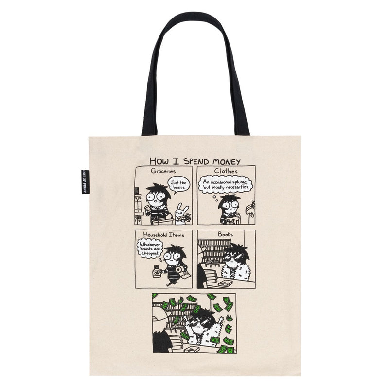 Sarah's Scribbles - How I Spend Money Tote Bag