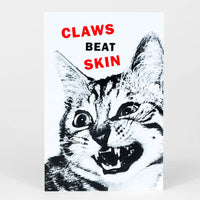 Claws Beat Skin Postcard