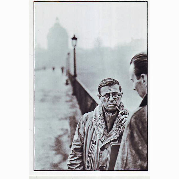 Jean-Paul Sartre Postcard