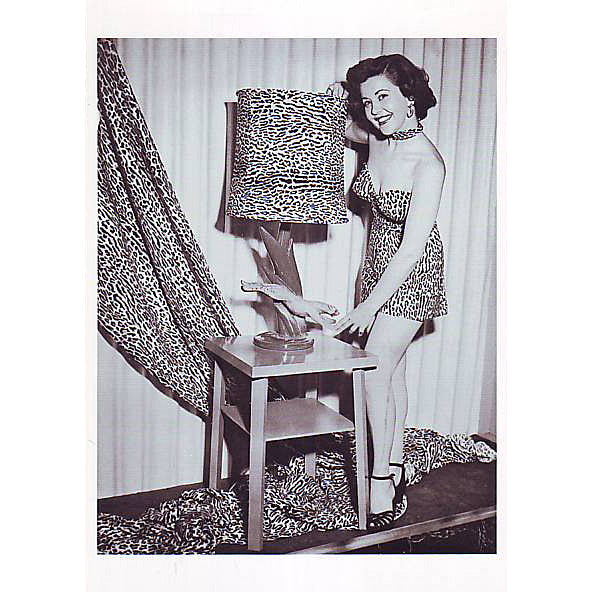 Leopard Girl Postcard