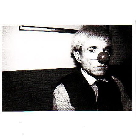 Andy Warhol Goofing Off During Lent Postcard