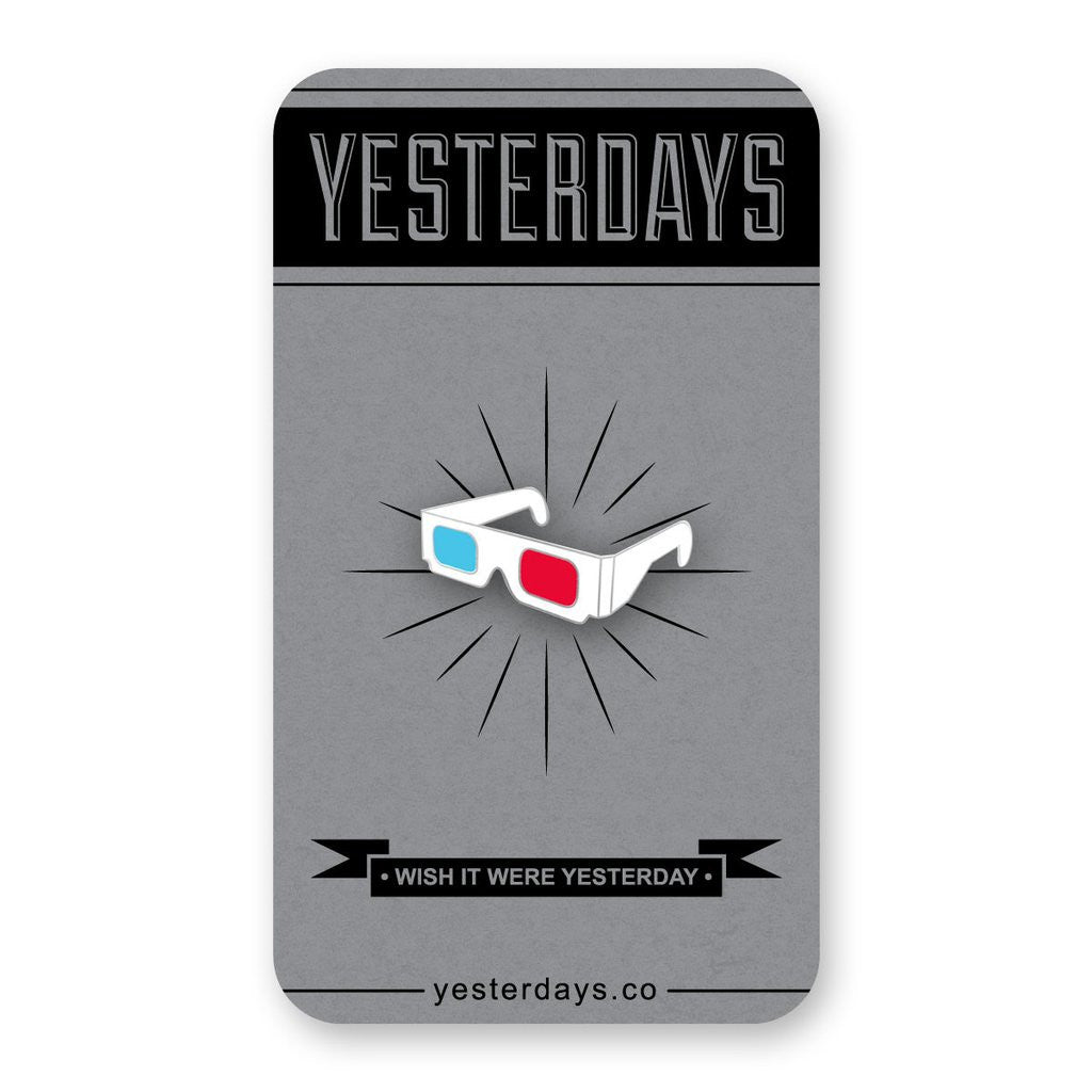 3D Glasses Pin