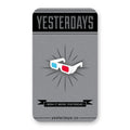 3D Glasses Pin