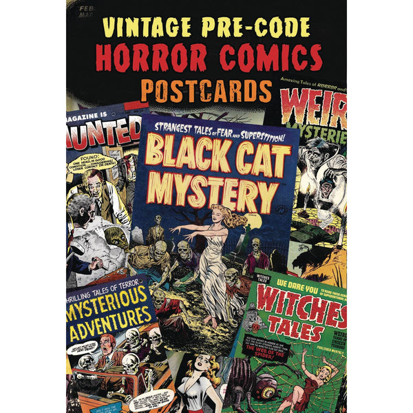 Vintage Pre-Code Horror Comics Postcard Set