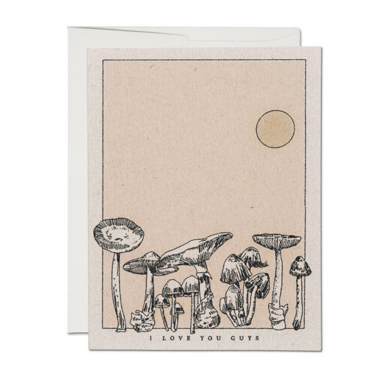 Mushroom Love Notecard