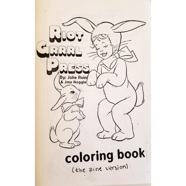 Riot Grrrl Press Coloring Book
