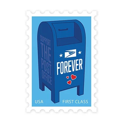 USPS Forever Stamp Die-Cut Sticker