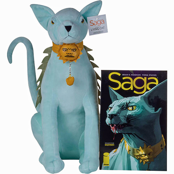 Saga Lying Cat Talking Plush Doll