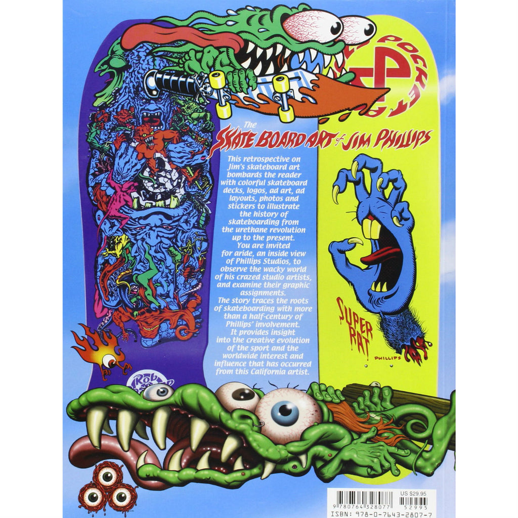 Skateboard Art of Jim Phillips (back cover)
