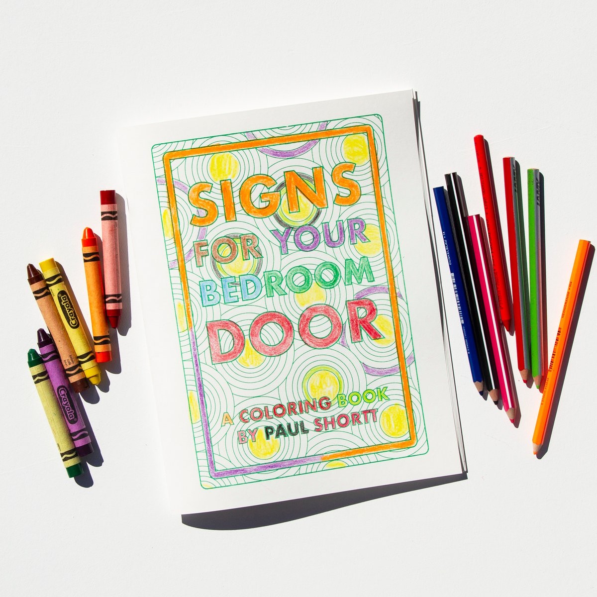 Signs For Your Bedroom Door: A Coloring Book
