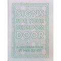 Signs For Your Bedroom Door: A Coloring Book