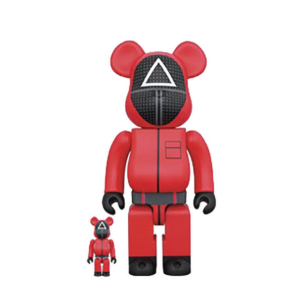 Squid Game Guard Triangle Bearbrick 2-Pack