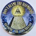 Don't Blame the Illuminati - Become the Illuminati! Sticker
