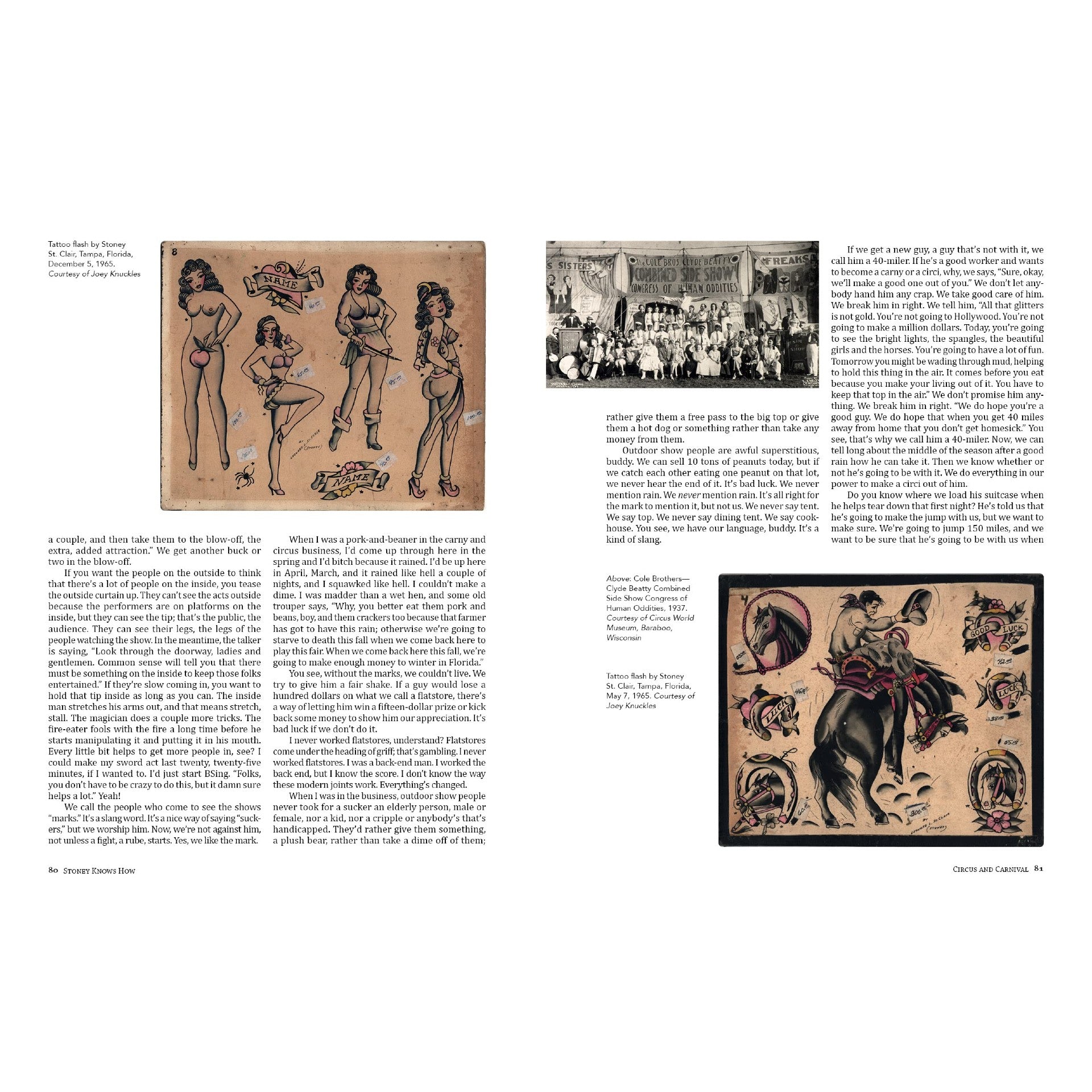 Stoney Knows How: Life as a Sideshow Tattoo Artist