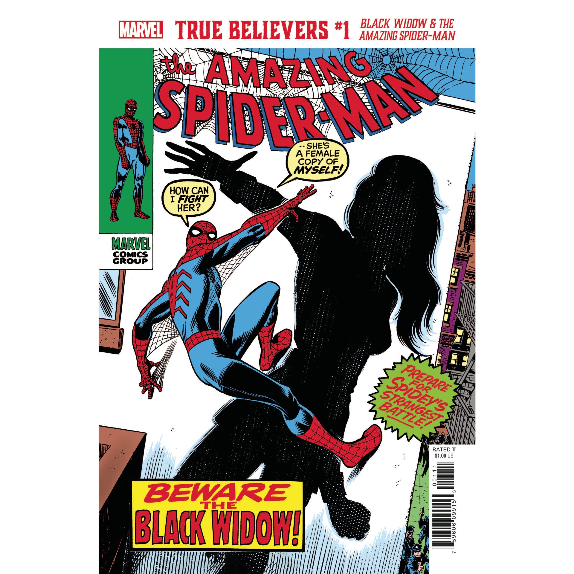 True Believers Black Widow And The Amazing Spider-Man #1