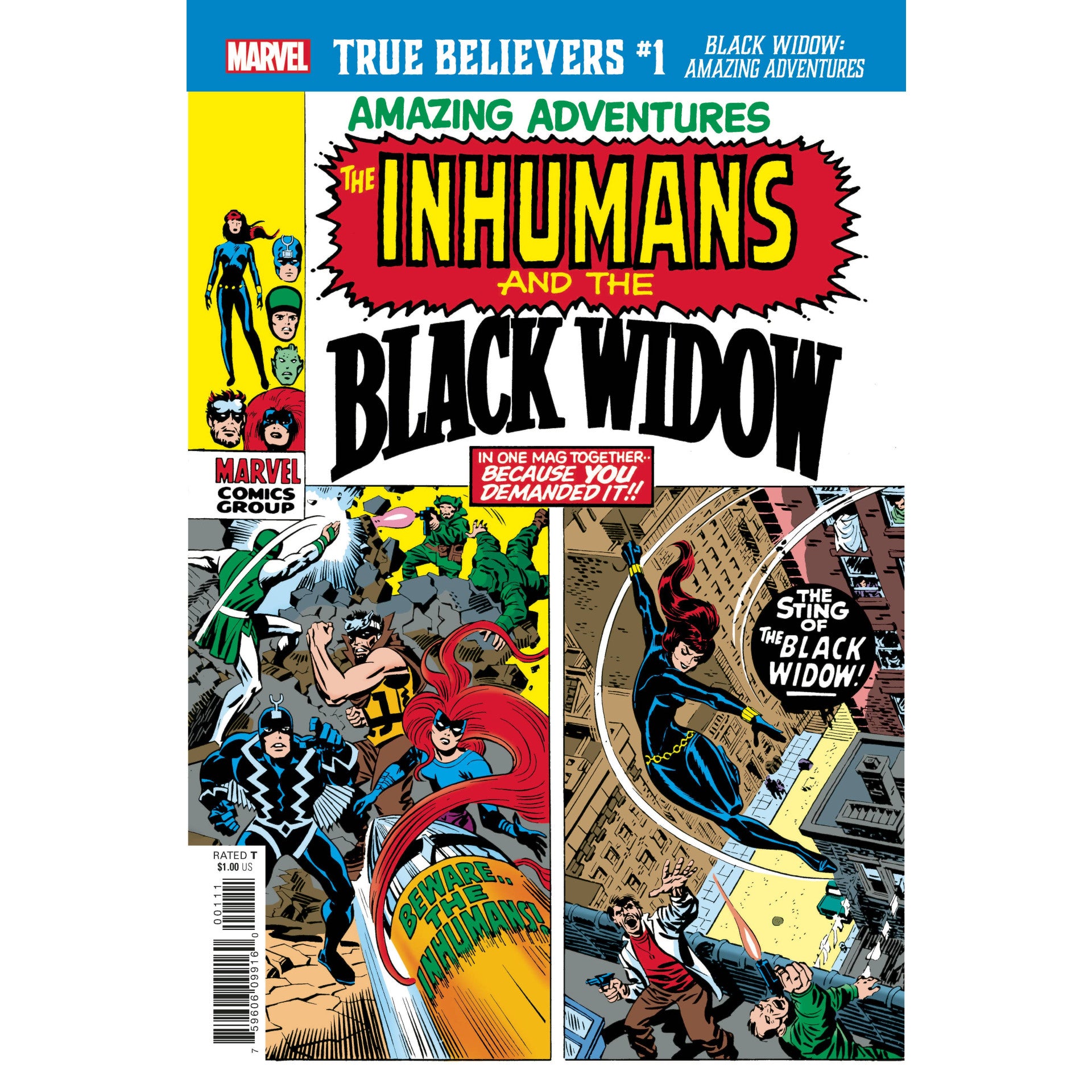 True Believers Black Widow Amazing Adventures #1