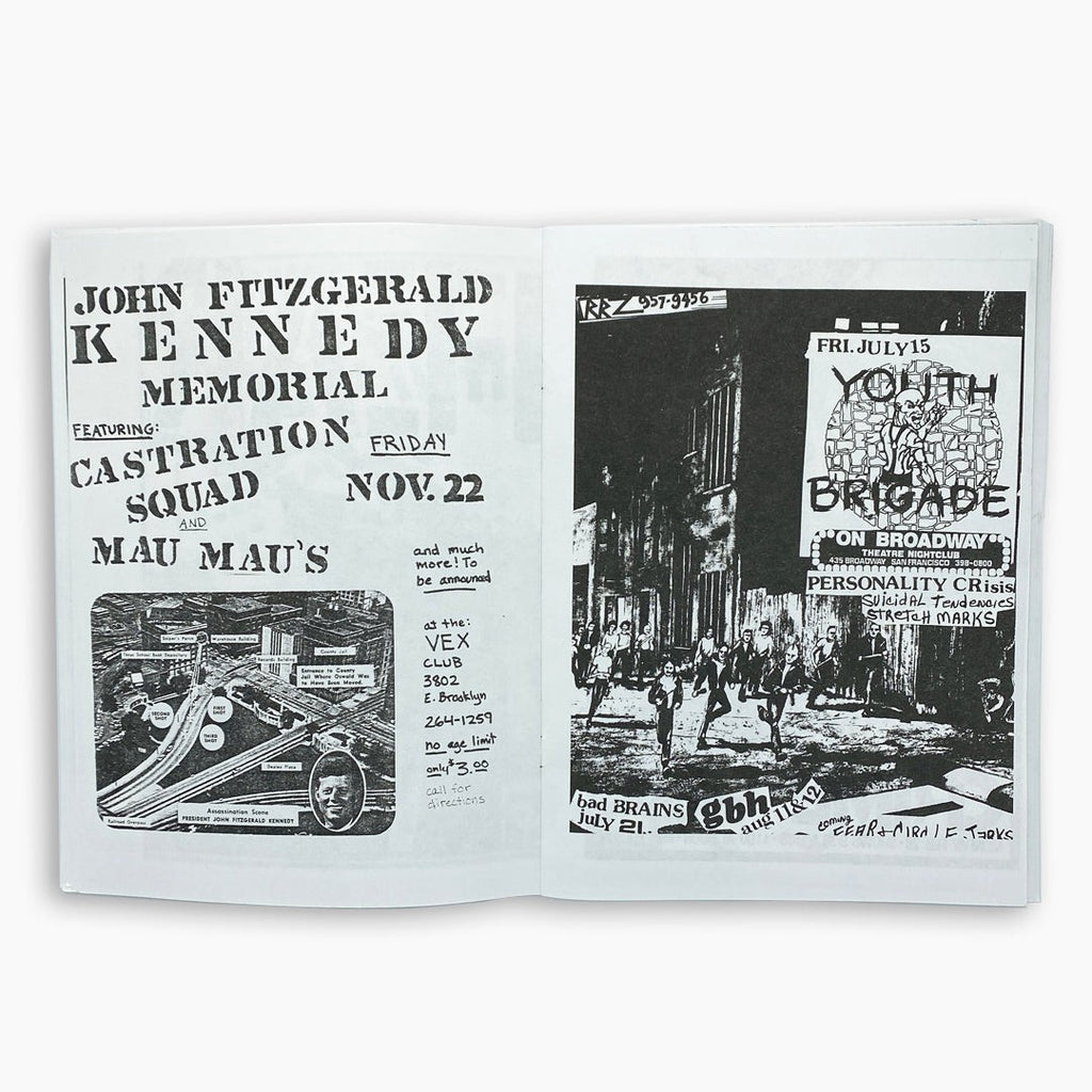 There's No Stoppin' the Cretins from Hoppin': Punk And Hardcore Flyers, Zines, And Ephemera