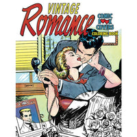 Vintage Romance Comic Book Covers Coloring Book