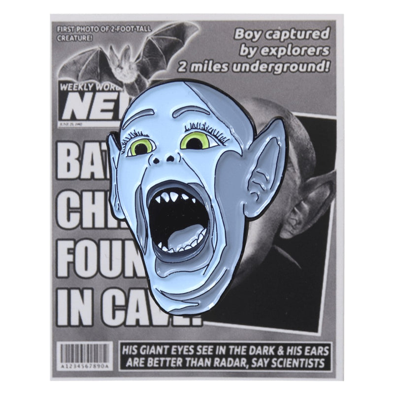 Weekly World News Bat Boy Enamel Pin