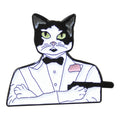 Weekly World News Spycat Enamel Pin