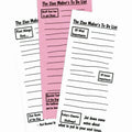 Zine Maker's To Do List