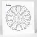 Zodiac Letterpress Print